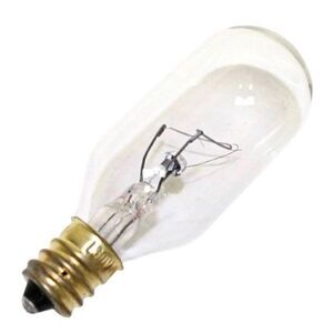 Incandescent Bulb 40w 130v T8  Candelabra Screw (E12) Base Clear lot of 6 bulbs